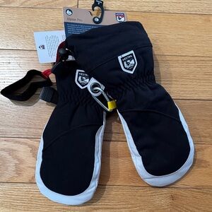 Hestra Alpine Pro  Heli  Ski Women’s Mittens in Black and White
